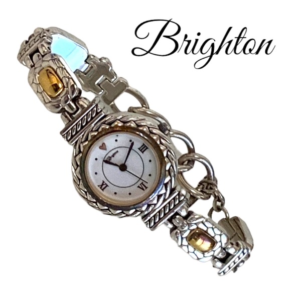 Brighton Nantucket Mixed Metal Watch With Toggle Closure - Picture 3 of 10